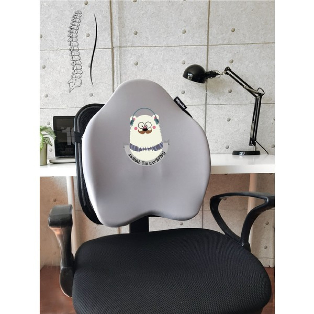 Officekup X-Large Visco Bel Destek Gamer Oyuncu Koltuk Yastığı- Gri Hipsterbear Oto Boyaları Fiyatı