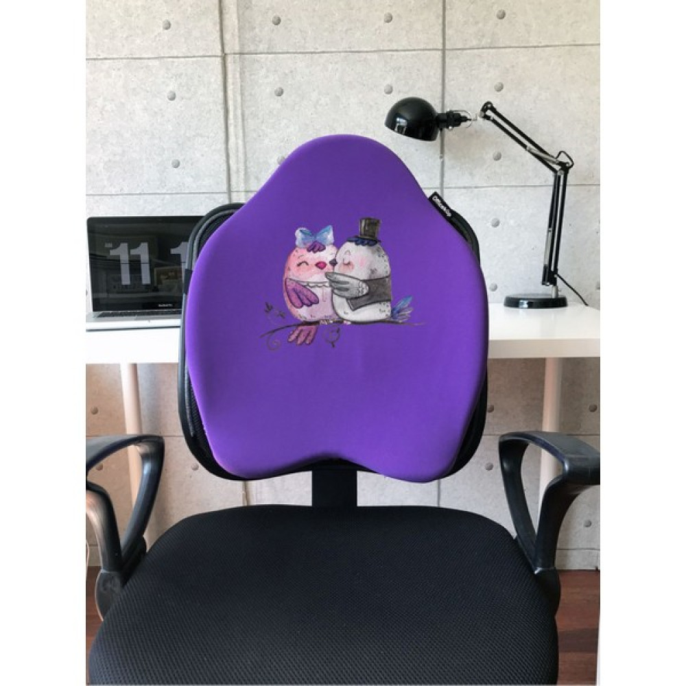 Officekup X-Large Visco Bel Destek Gamer Oyuncu Koltuk Yastığı- Mor Kuslar Oto Boyaları Fiyatı