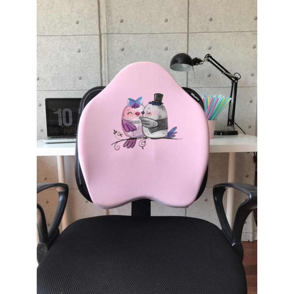 Officekup X-Large Visco Bel Destek Gamer Oyuncu Koltuk Yastığı- Pembe Kuslar Oto Boyaları Fiyatı