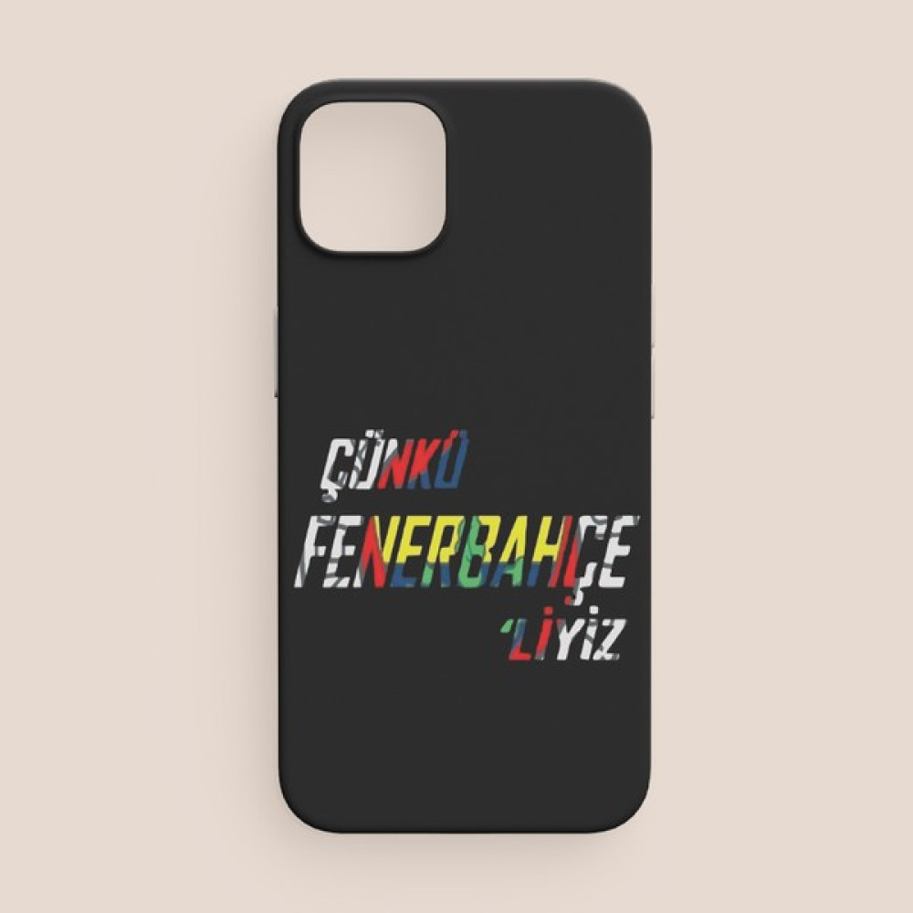 Offo Çünkü Fenerbahçeliyiz Yazılı Fenerbahçe Tasarımlı iPhone 13 Pro Max Telefon Kılıfı Cep Telefonu Kılıfı Fiyatı