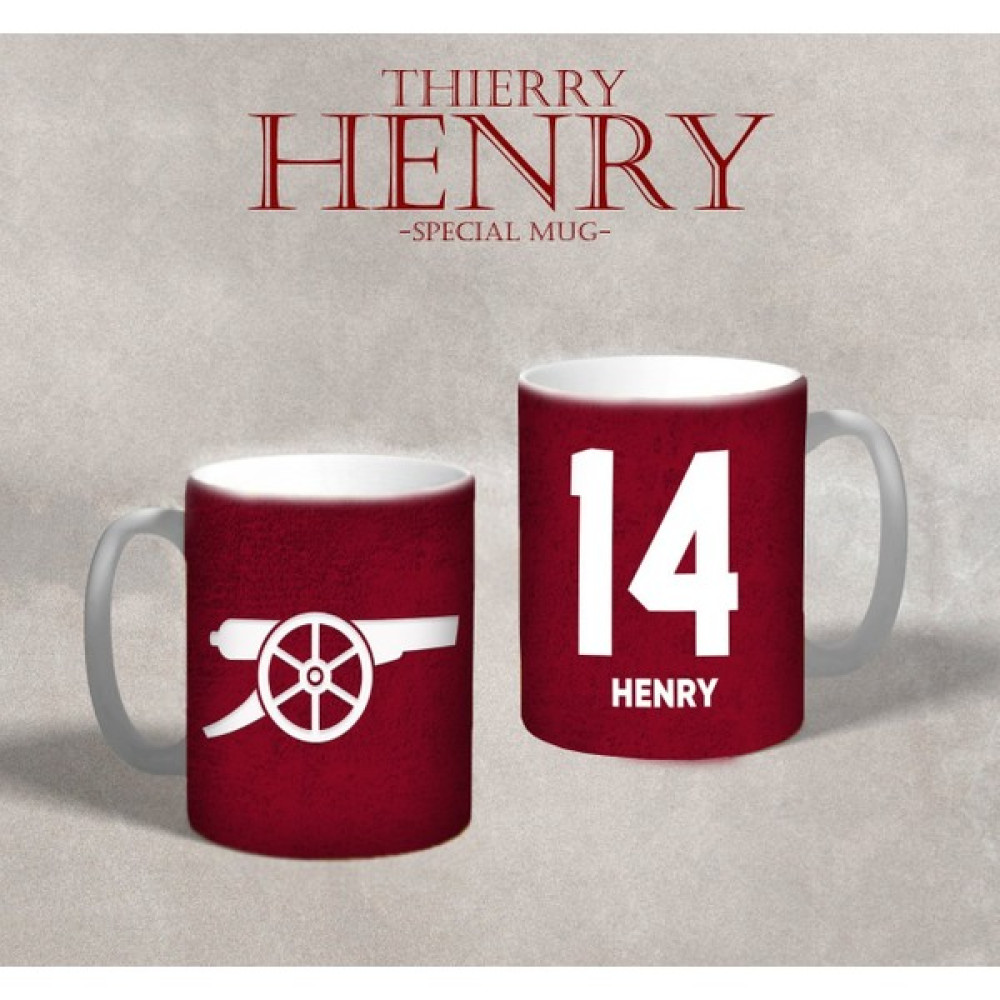 Offside Arsenal - Henry Bardak - 1 Adet - Naturel Beyaz - 300 ml Fincan / Bardak / Kahve Takımı Fiyatı