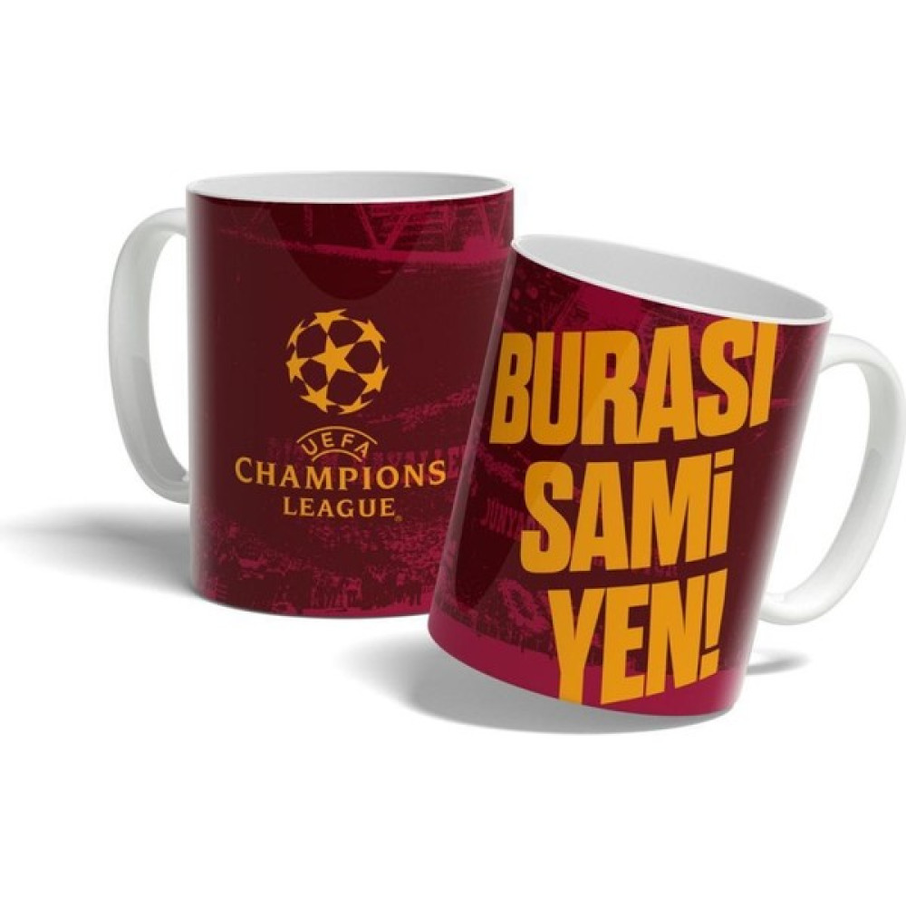 Offside Burası Sami Yen - Galatasaray Baskılı Kupa Bardak - 1 Adet - Bordo - 330 ml Fincan / Bardak / Kahve Takımı Fiyatı