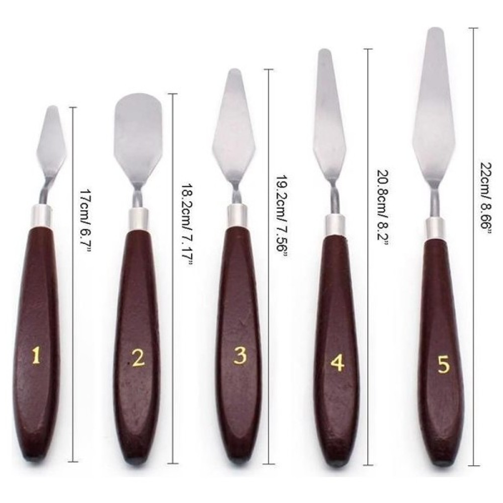 Ofigram Metal Spatula 5'li Set Yardımcı Malzeme Fiyatı
