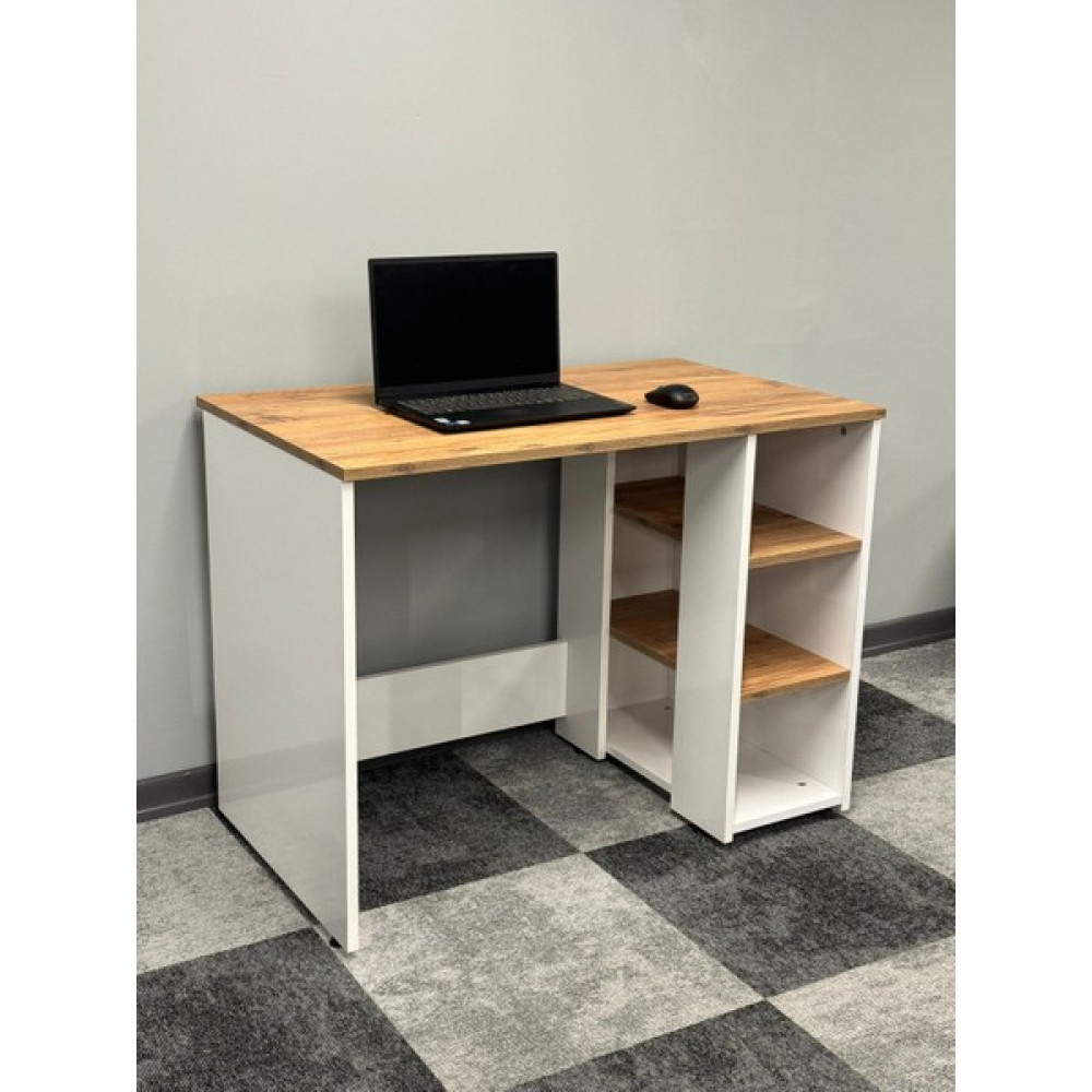 Ofis Sekiz E'stanbul Çalışma Masası - 100*60 - Beyaz - Ceviz Çalışma Masası Fiyatı