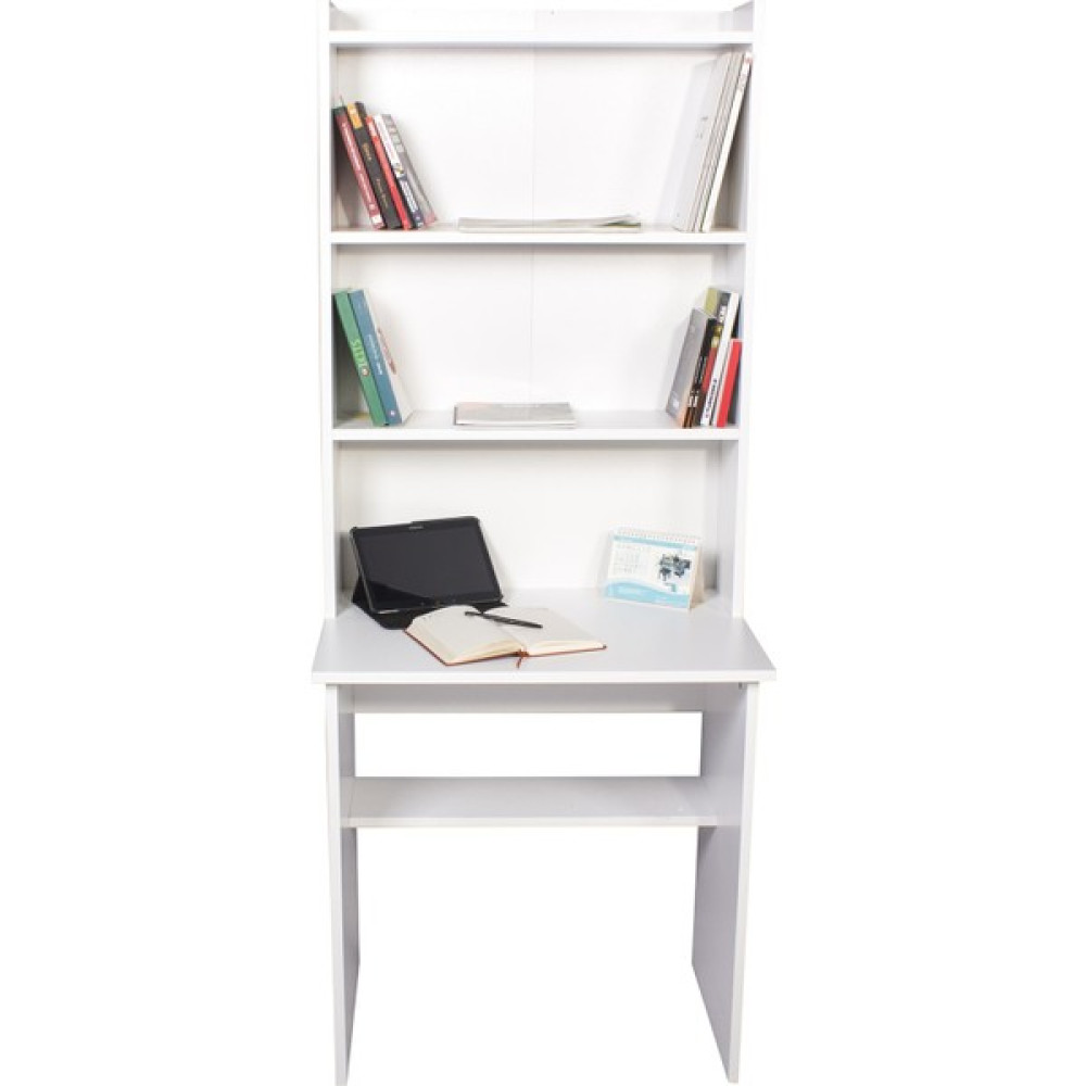 Ofisbazaar Kitaplıklı Çalışma Masası - Beyaz - 100 cm Çalışma Masası Fiyatı