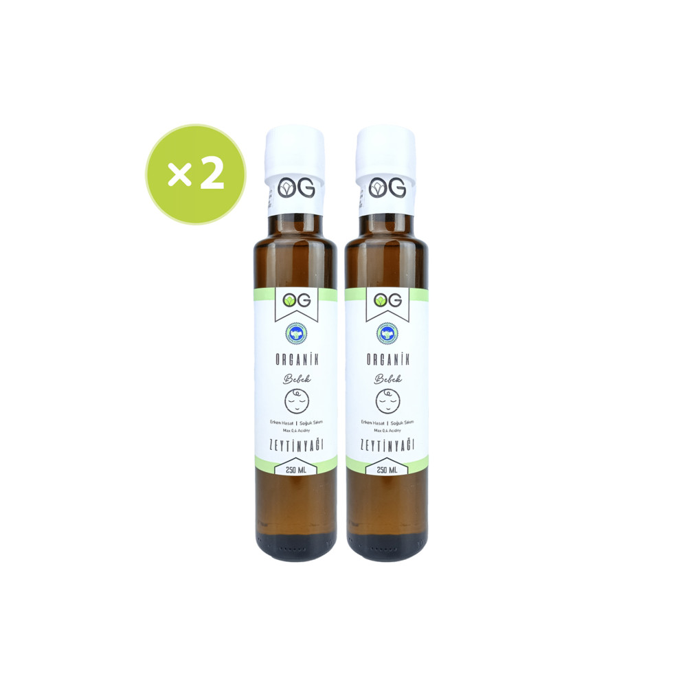 OG natural 2li Organik Bebek Zeytinyağı 250 Ml +6 Ay Bebek Mamaları Fiyatı
