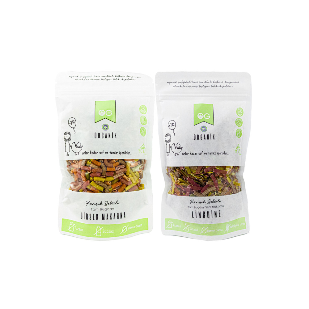 OG natural 2li Organik Tam Buğday Makarna Seti +7 Ay Bebek Mamaları Fiyatı