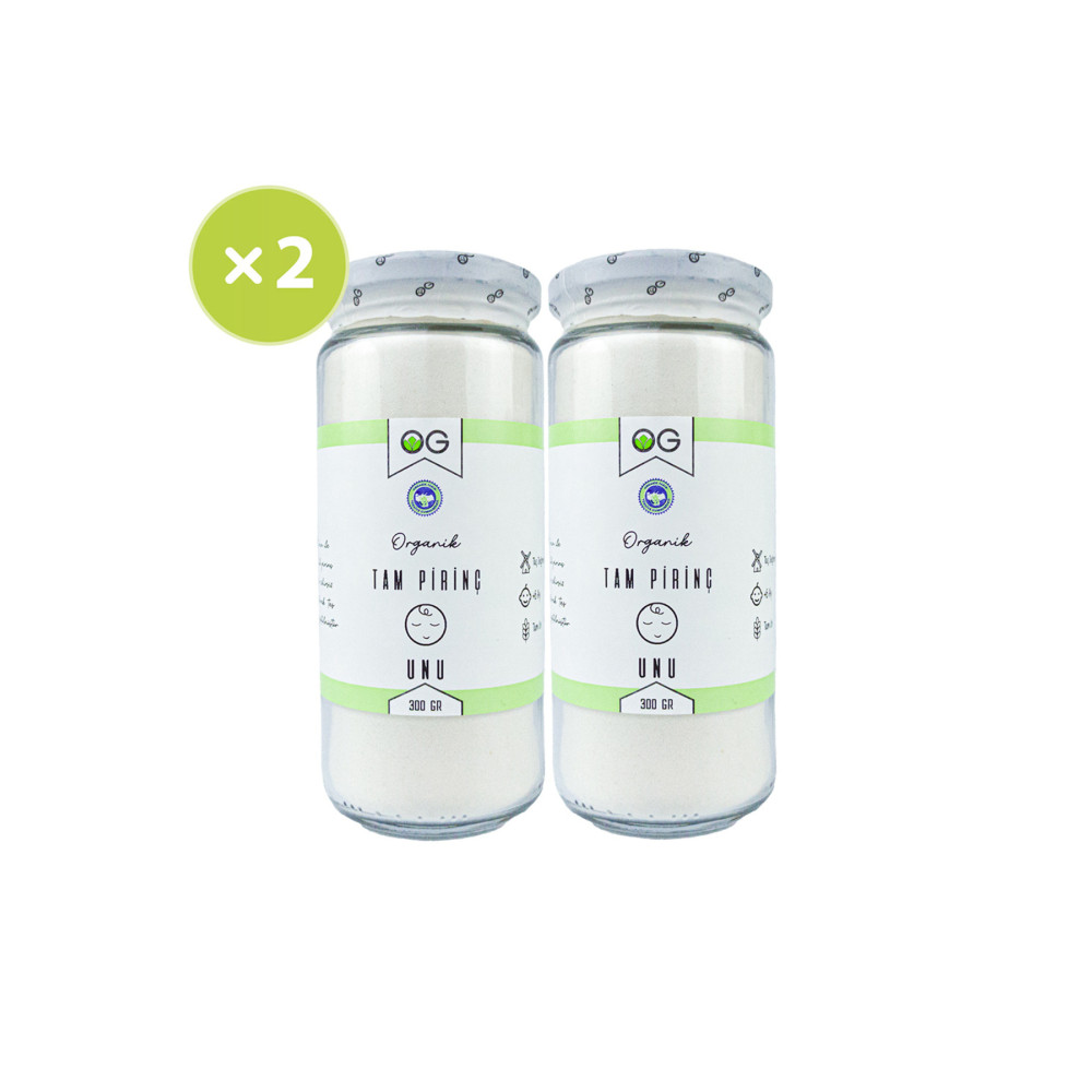 OG natural 2li Organik Tam Pirinç Unu +6 Ay Bebek Mamaları Fiyatı