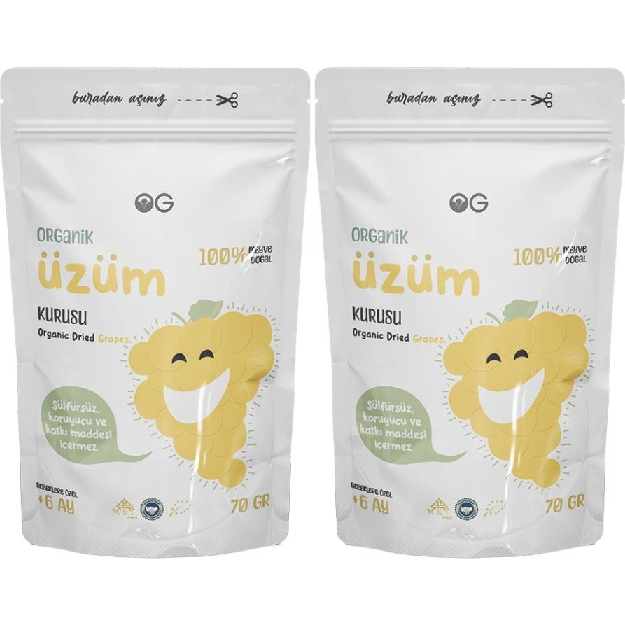 OG natural 2'li Organik Üzüm Kurusu 70 Gr Diğer Fiyatı