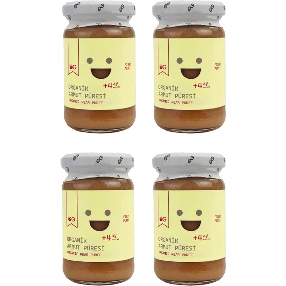 OG natural 4'lü Organik Armut Püresi 100 G +4 Ay Diğer Fiyatı