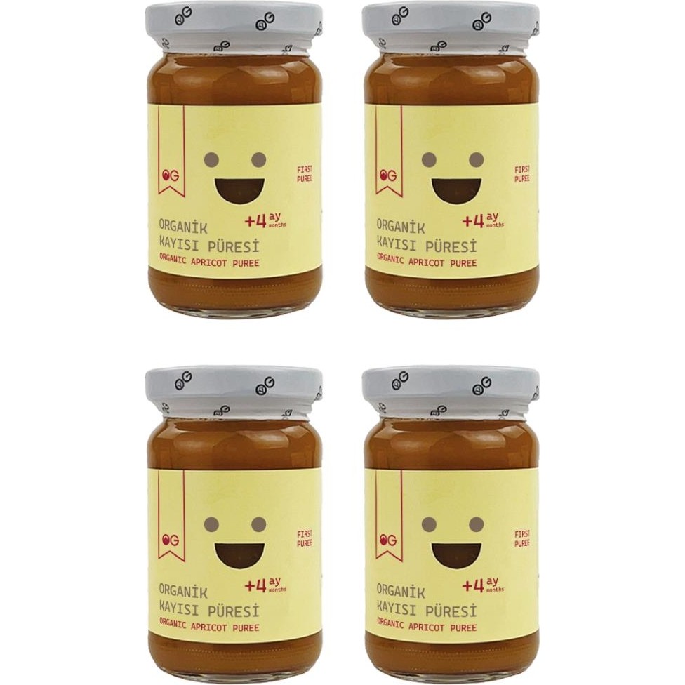 OG natural 4'lü Organik Kayısı Püresi 100 G +4 Ay Diğer Fiyatı