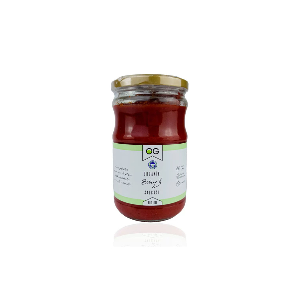 OG natural Organik Tuzsuz Biber Salçası 610 gr Konserve Fiyatı