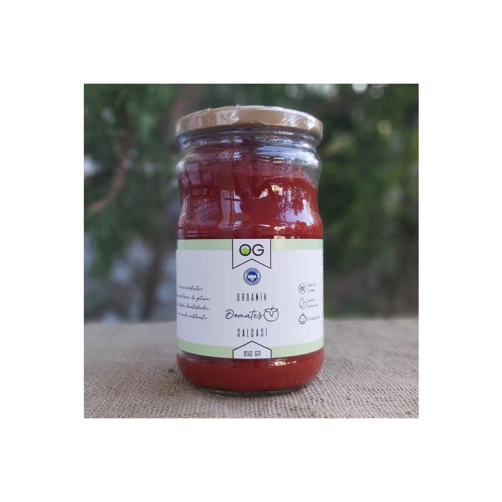 OG natural Organik Tuzsuz Domates Salçası 650 gr Organik Ürünler Fiyatı