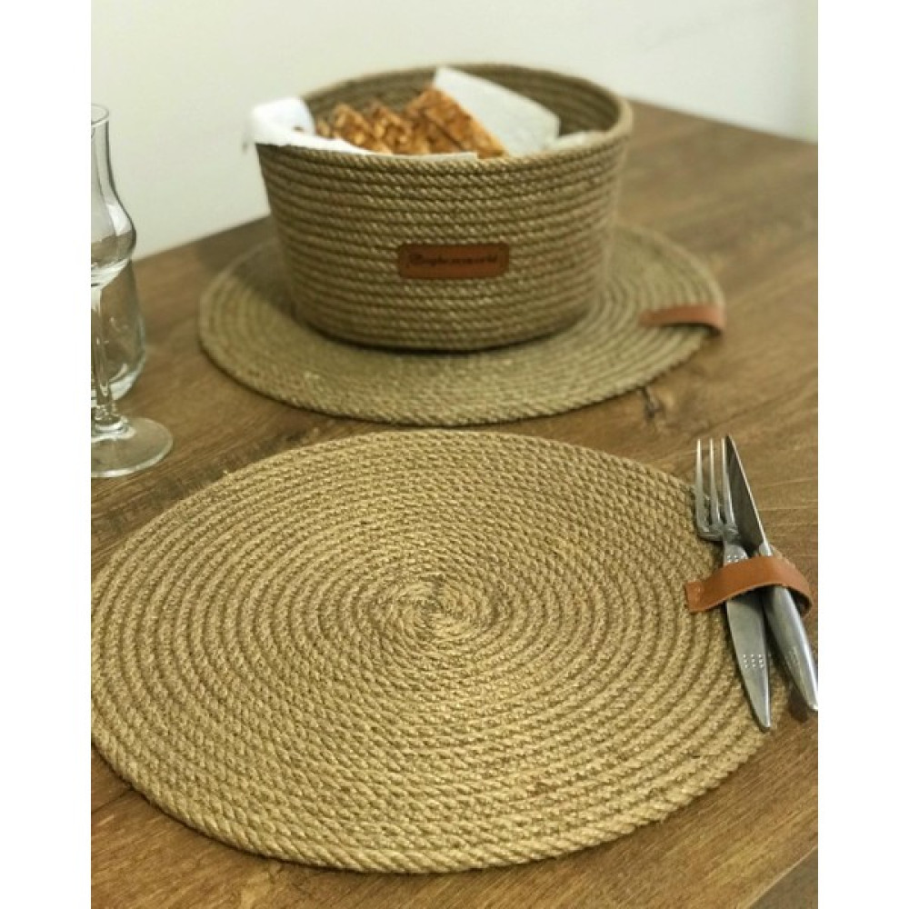 Ogbe My World Supla Takımı Amerikan Servis 6'lı Takım + Ekmeklik - 35 x 35 cm - Açık Kahverengi Amerikan Servis Fiyatı