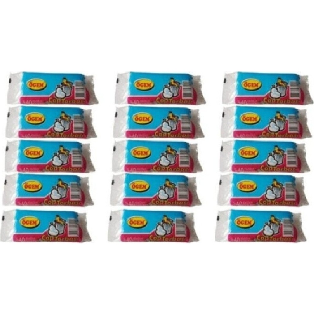 Ögem Küçük Boy Çöp Poşeti 40X50 cm 10 Lt 40'lu Rulo x 15 Paket = 600 Adet - 40 x 50 cm SSD / Solid State Drive Fiyatı