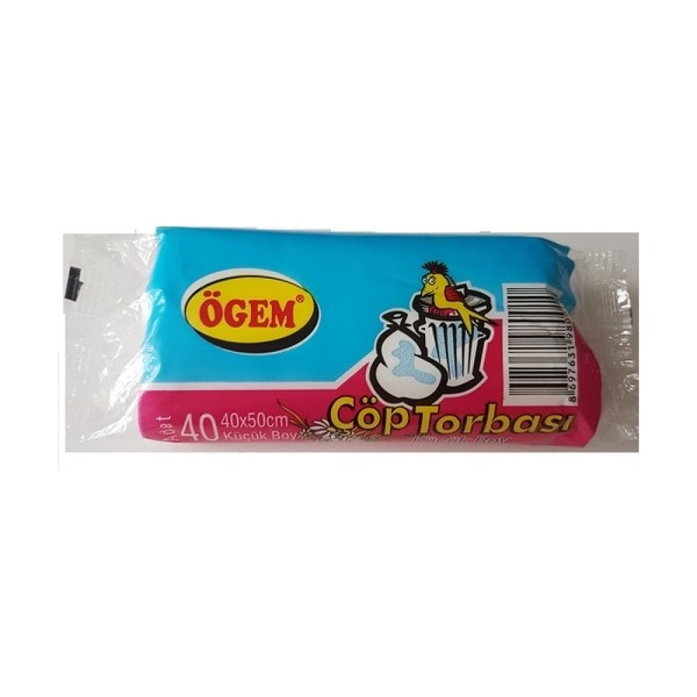 Ögem Plastik Çöp Torbası Poşeti 40X50CM 40 Lı Mini Boy Çöp Poşetleri Fiyatı