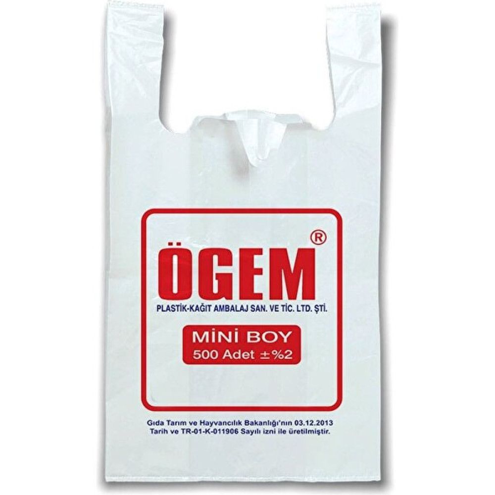 Ögem Plastik  Mini Boy 500 Adet Hışır Poşet Mutfak Sarf Malzemeleri Fiyatı