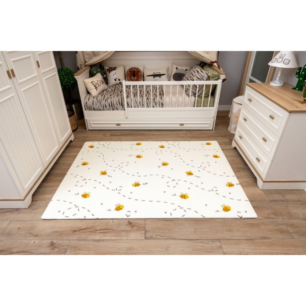 Oggia Funny Bees Premium Oyun Matı / Halısı 140 cm x 200 cm12 MAT020 - 140 x 200 cm - Sarı Oyuncak Fiyatı