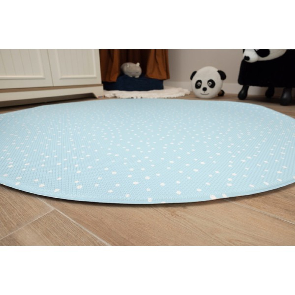 Oggia World Map Premium Oyun Matı / Halısı 140 cm x12 mm - Bebek Mavisi Oyuncak Fiyatı
