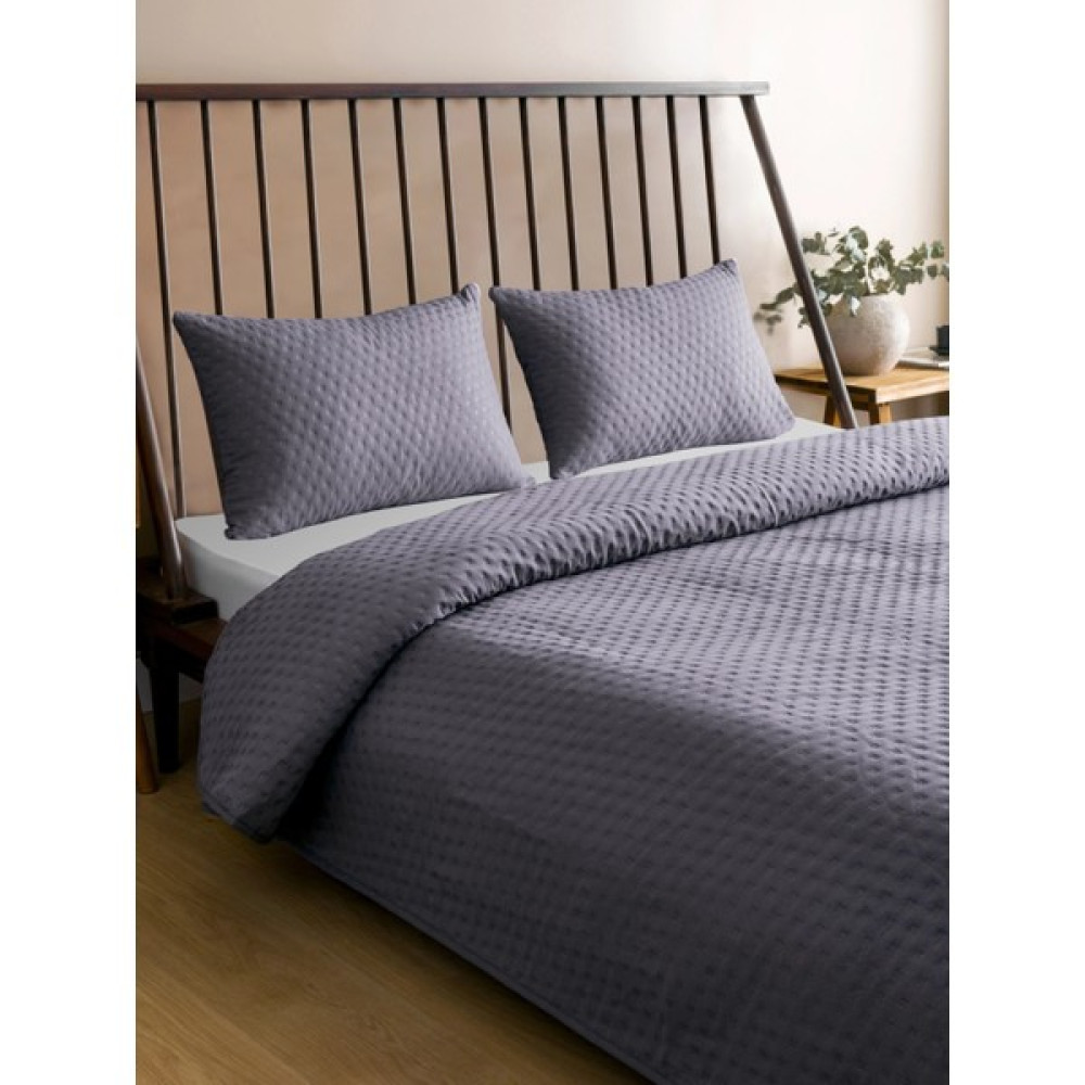 OGLO Çift Kişilik Yatak Örtüsü Seti Açık Mürdüm 220 x 240 Cm ( 2 Adet Yastık Kılıfı Hediye ) Yatak Örtüsü Fiyatı