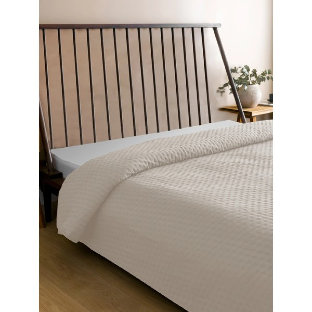OGLO Çift Kişilik Yatak Örtüsü Seti Pudra 230 x 250 cm ( 2 Adet Yastık Kılıfı Hediye ) - Bej Yatak Örtüsü Fiyatı