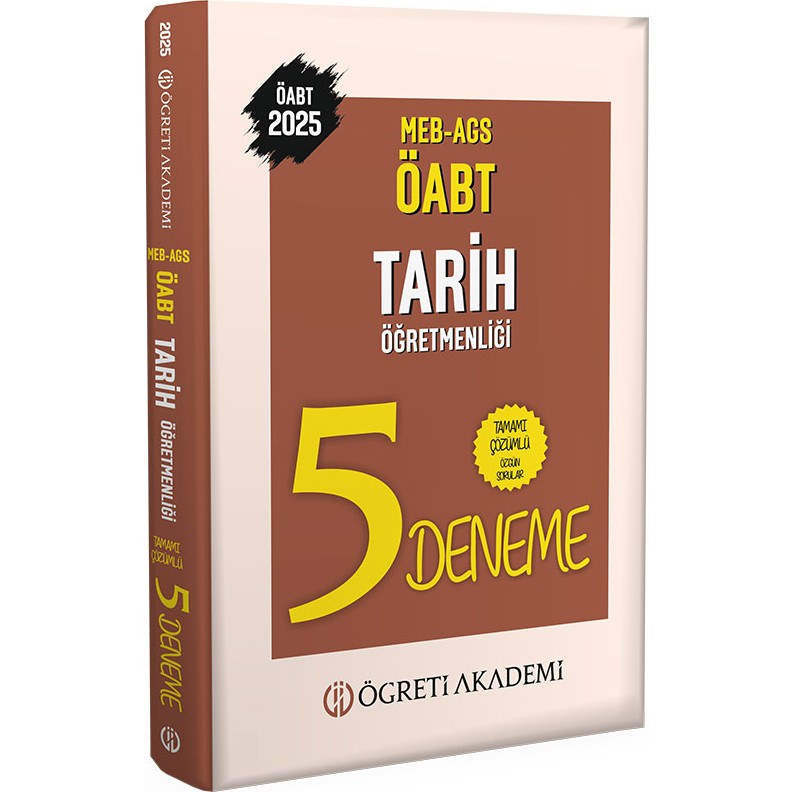 Öğreti Akademi 2024 KPSS ÖABT Tarih 5 Deneme Diğer Fiyatı