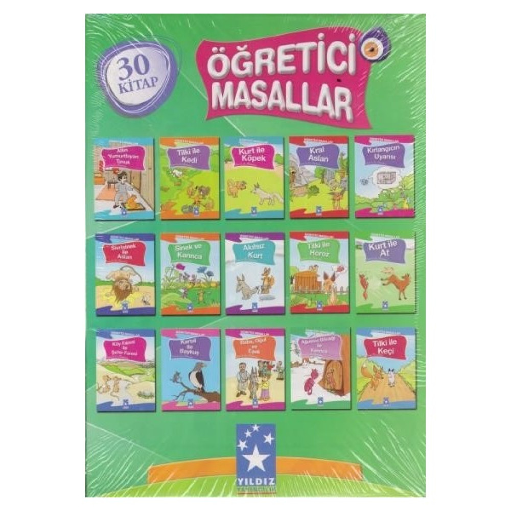 Öğretici Masallar 30 Kitap Takım Çocuk Öykü Fiyatı