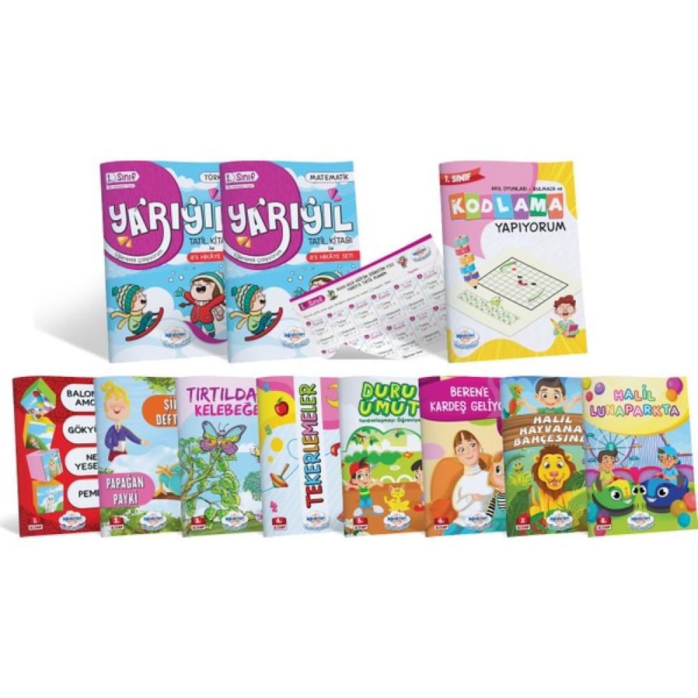 Öğretmen Evde 1. Sınıf Yarıyıl Tatil Kitabı Seti Tüm Dersler Fiyatı