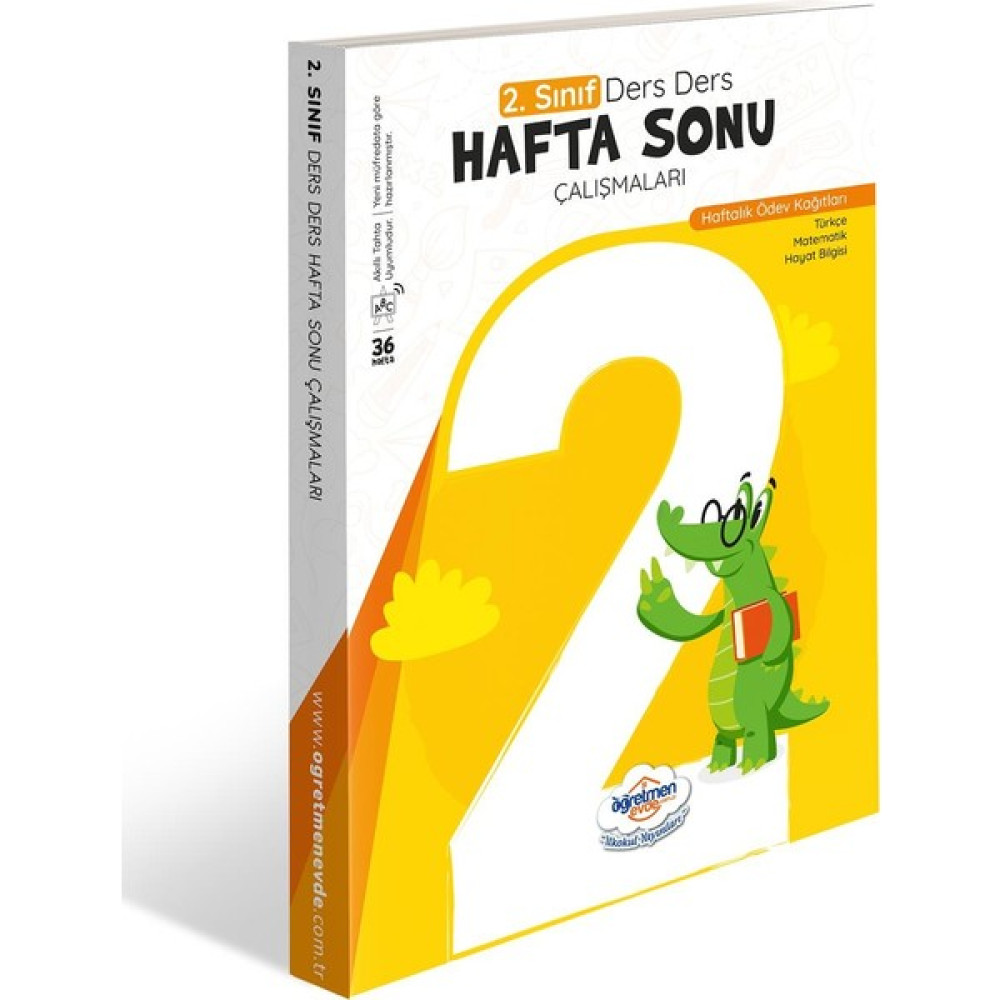 Öğretmen Evde - 2. Sınıf Ders Ders Hafta Sonu Çalışmaları Kaynak Kitapları Fiyatı