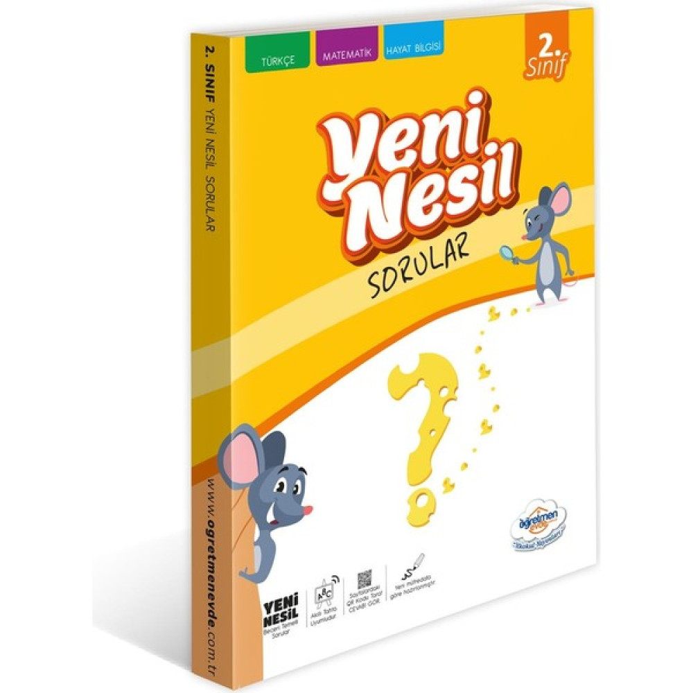 Öğretmen Evde - 2. Sınıf Yeni Nesil Sorular Kitabı Kaynak Kitapları Fiyatı