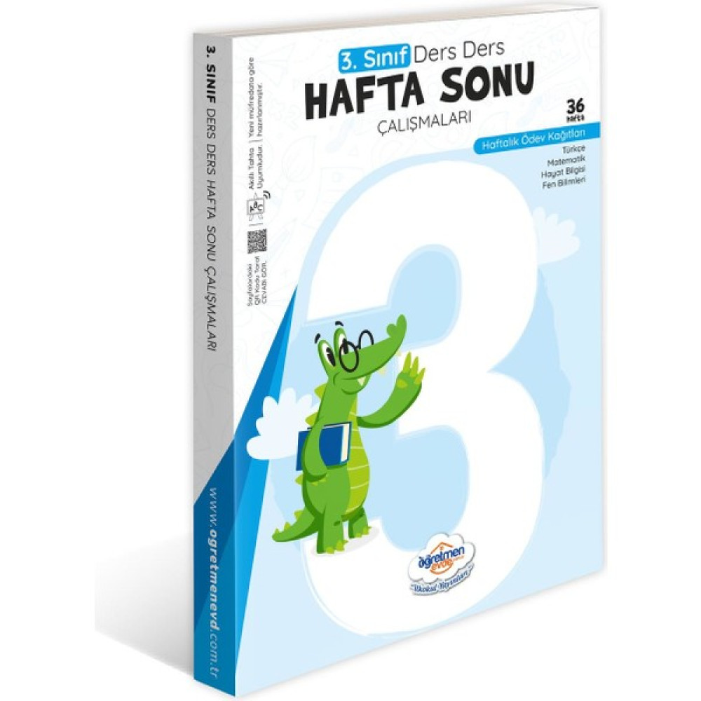 Öğretmen Evde - 3. Sınıf Ders Ders Hafta Sonu Çalışmaları Kaynak Kitapları Fiyatı
