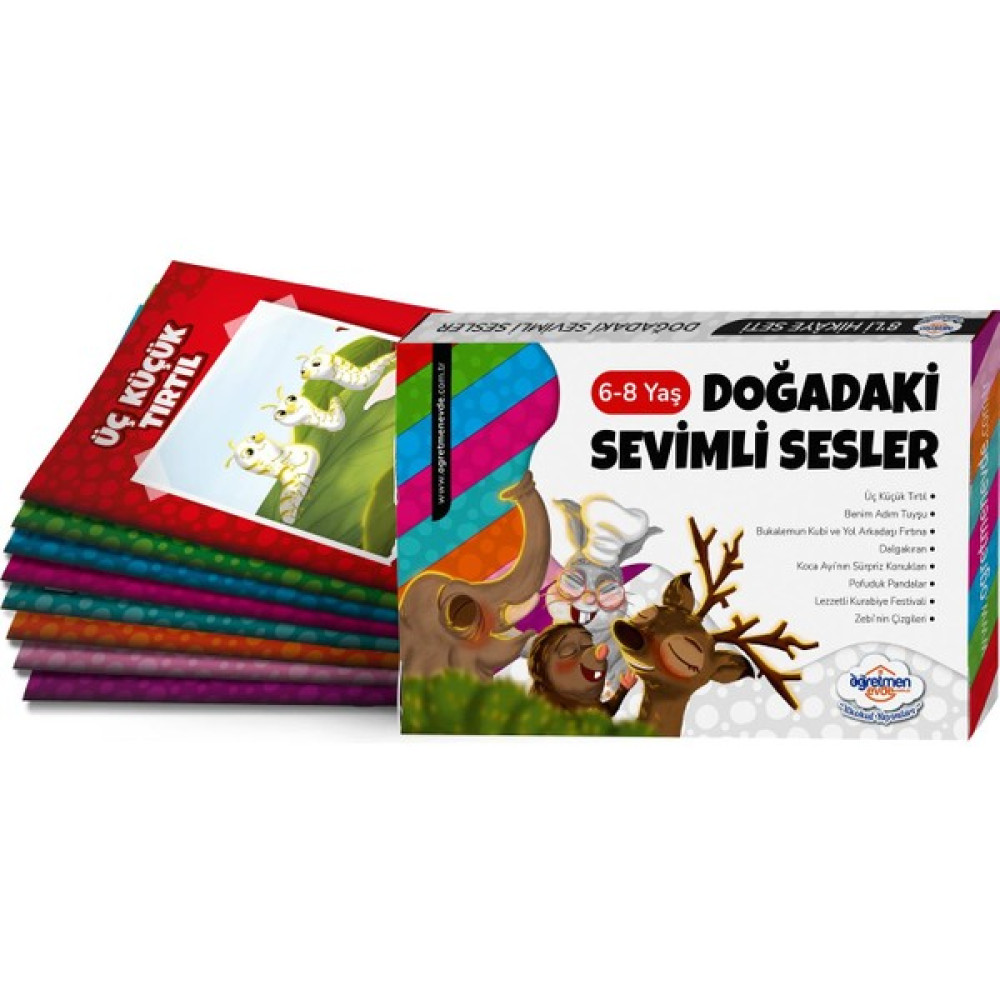 Öğretmen Evde Doğadaki Sevimli Sesler – (6-8 Yaş) Hikaye Kitabı Seti Çocuk Öykü Fiyatı