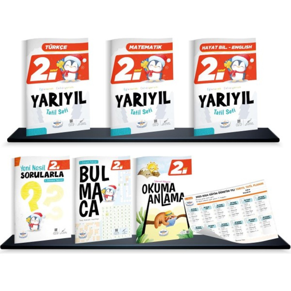 Öğretmen Evde Yayınları 2. Sınıf Yarıyıl Tatil Seti (2023 - 2024) Tüm Dersler Fiyatı