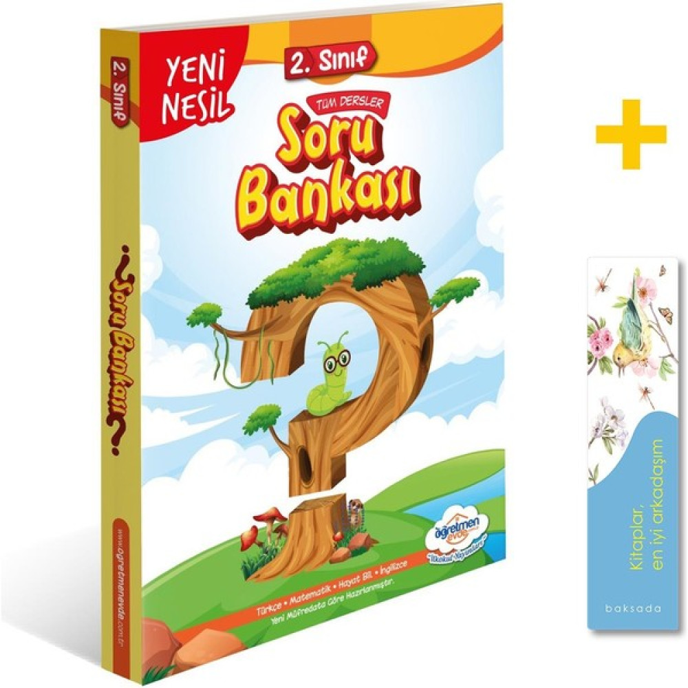 Öğretmen Evde Yayınları - 2. Sınıf Yeni Nesil Tüm Dersler Soru Bankası - Baksada Kitap Ayracı Tüm Dersler Fiyatı