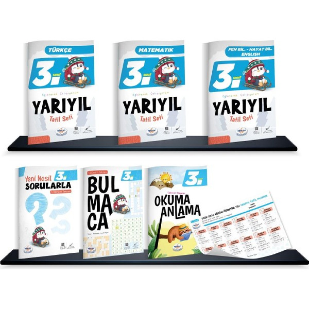 Öğretmen Evde Yayınları 3. Sınıf Yarıyıl Tatil Seti (2023 - 2024) Tüm Dersler Fiyatı