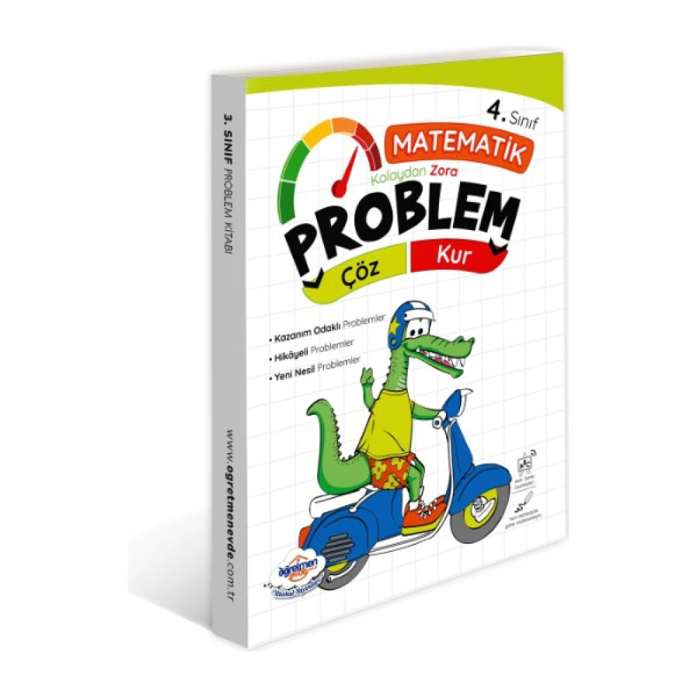 Öğretmen Evde Yayınları 4. Sınıf Matematik Problem Çöz - Kur Tüm Dersler Fiyatı