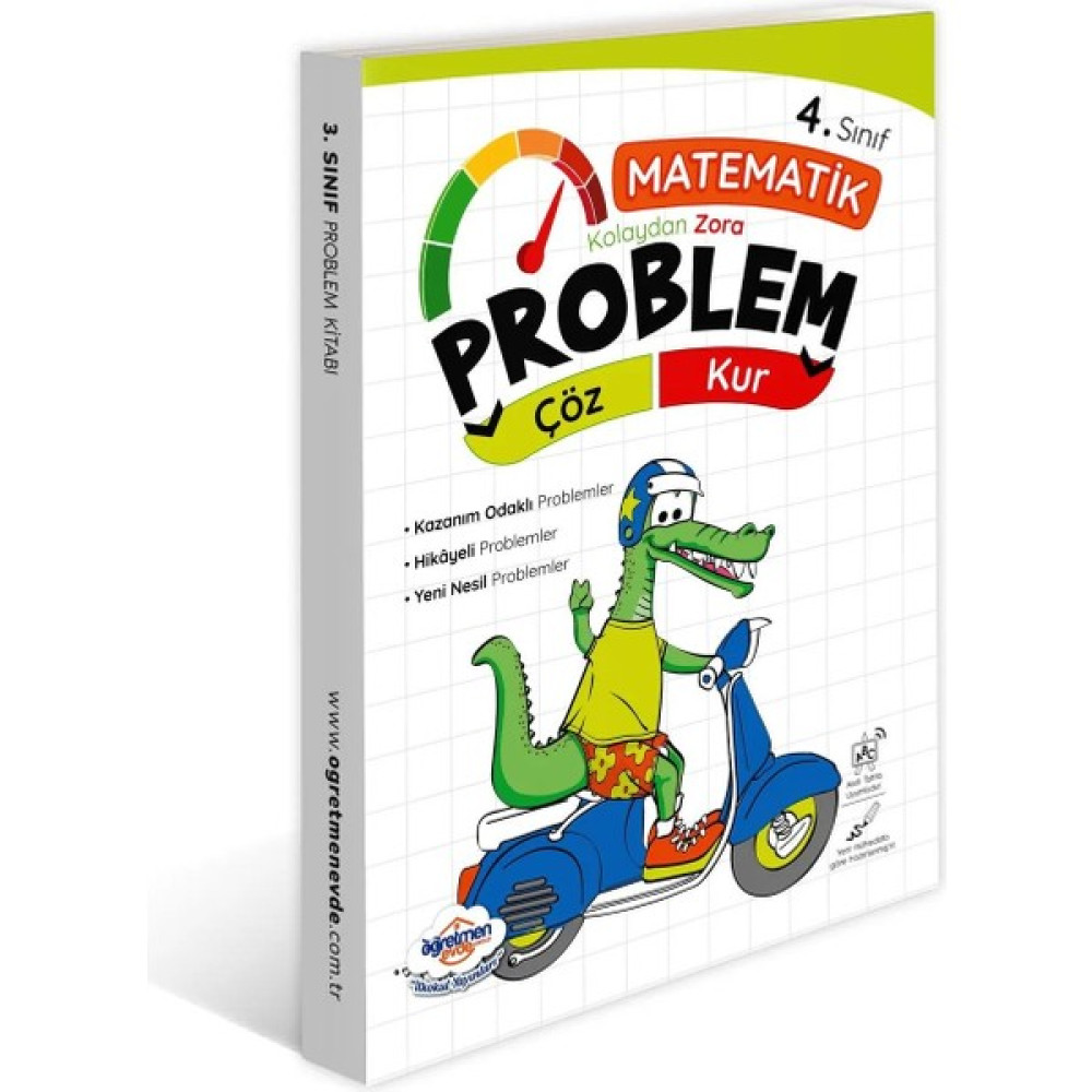 Öğretmen Evde Yayınları 4. Sınıf Problem Kur – Çöz Kitabı (2022-2023) (Ciltli) Tüm Dersler Fiyatı