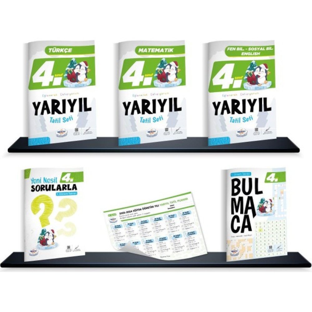 Öğretmen Evde Yayınları 4. Sınıf Yarıyıl Tatil Seti (2023 - 2024) Tüm Dersler Fiyatı
