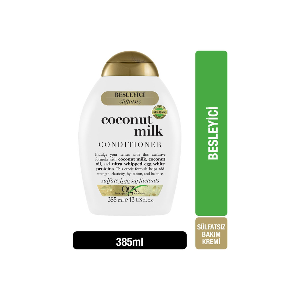 OGX Besleyici Coconut Milk Sülfatsız Saç Bakım Kremi 385 ml Şampuan ve Saç Kremi Fiyatı