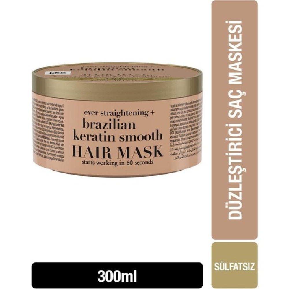 Ogx Brazilian Kreatin Maske 300 ml Saç Bakım Maskeleri & Serumlar & Spreyler Fiyatı