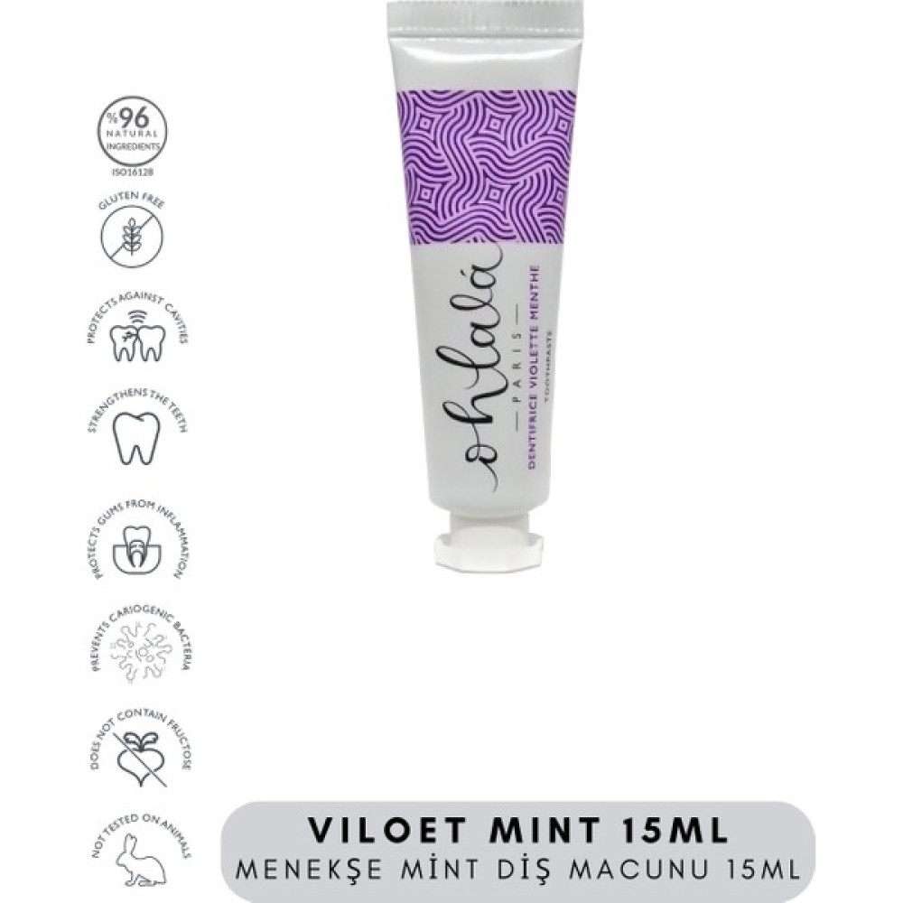 Ohlala Paris Violet Mint Menekşe - NaneDiş Macunu 15 ml Diş Macunları Fiyatı