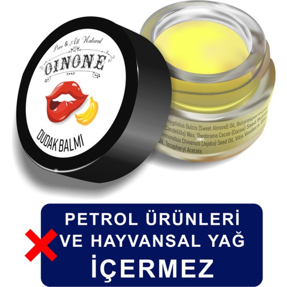 Oinone Nemlendirici Dudak Bakım Kremi Muz Dudak Koruyucusu Dudak Bakımı / Koruyucu Fiyatı
