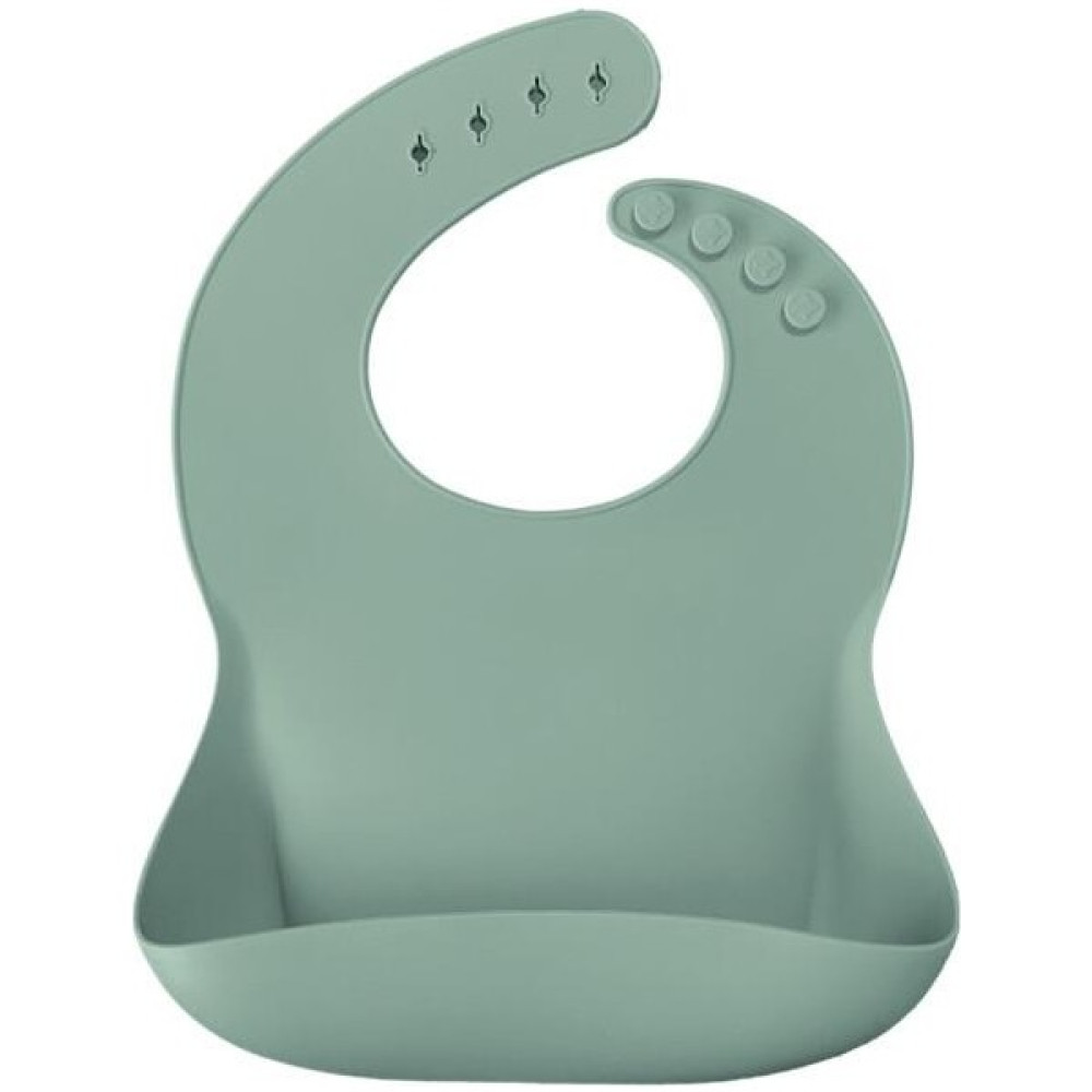 OiOi BASICS Önlük - River Green - 0 - 1 Yaş - Asker Yeşili Mama Önlüğü Fiyatı