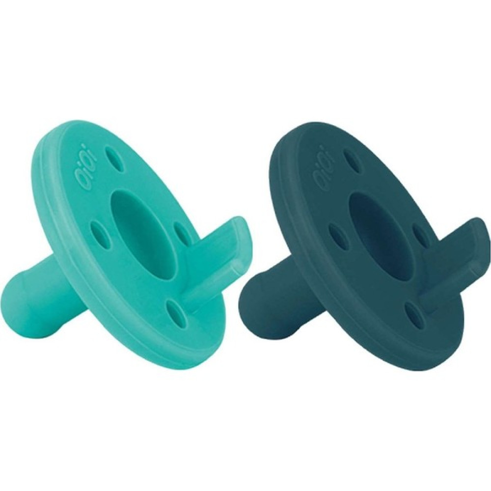 OiOi Emzix 2'li - Aqua Green/Deep Blue - Lacivert - Yenidoğan Emzik Fiyatı