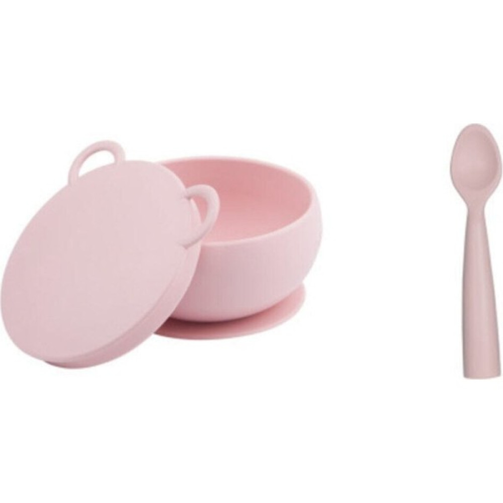 Oioi Kapaklı Kase + Nam Nam Kaşık Set Pembe - Beyaz - Eflatun - 1 Yaş ve Üzeri Emzik Fiyatı