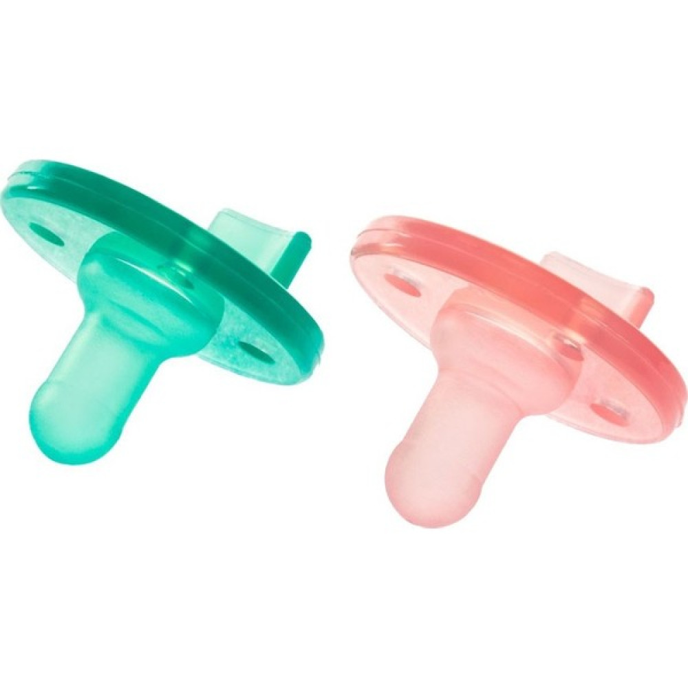 Oioi Ortodontik Silikon 2 li Emzik - Aqua Green - Pinky Pink Emzik Fiyatı