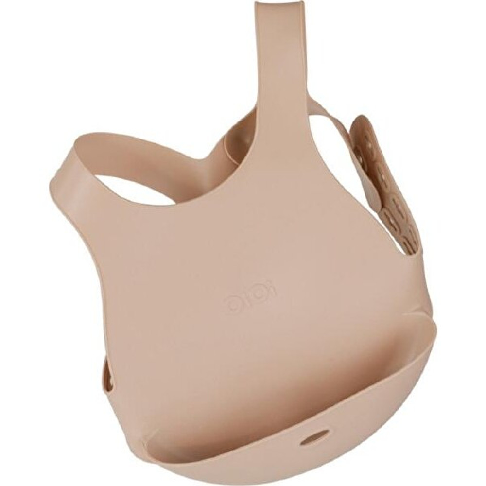 OiOi Silikon Mama Önlüğü 6+ Ay Bubble Beige - Bej - 6 - 9 Ay Mama Önlüğü Fiyatı