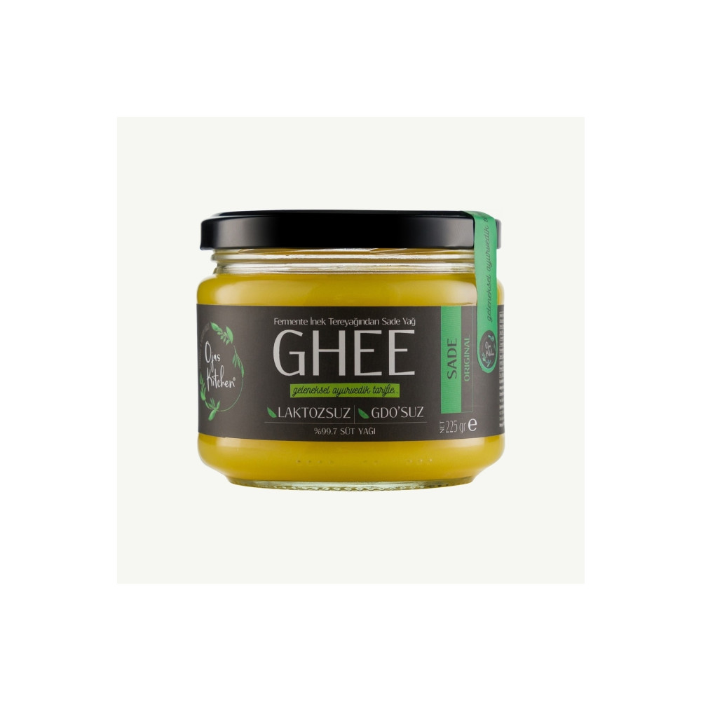 OJAS KITCHEN Sade Ghee (sade Yağ) 225 Gr - Laktozsuz Gdo Suz - Saf Yağ / Sadeyağ Organik Ürünler Fiyatı