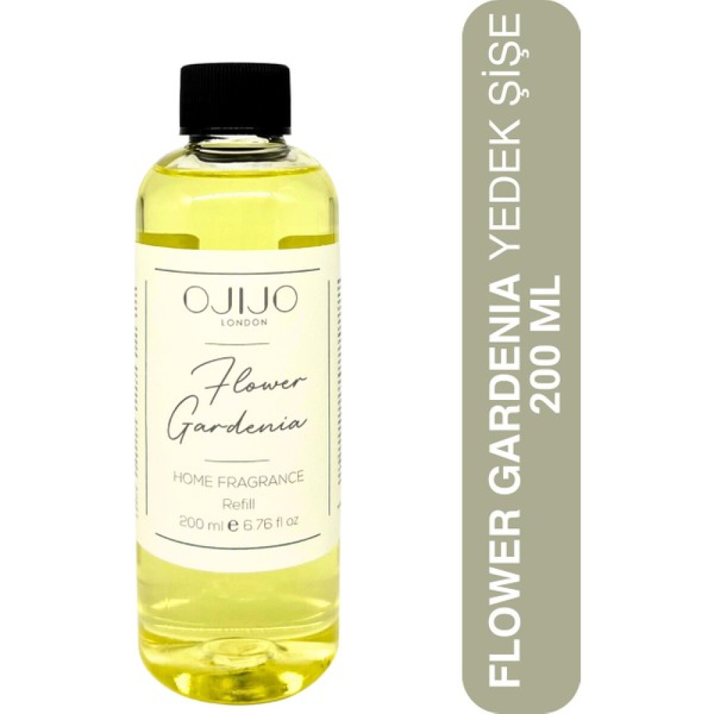 Ojijo London Flower Gardenia Çubuklu Oda Kokusu Yedek Dolum Şişesi 200 ml Refill Oda Kokusu Fiyatı