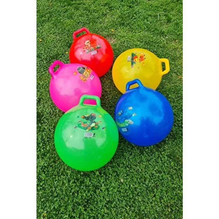 Okacih Zıp Zıp Kanguru Zıplama Plates Topu 100 cm Çap 40 cm Yüksek 7+ Yaş Eğlenceli Tasarım Çok Renkli Diğer Fiyatı
